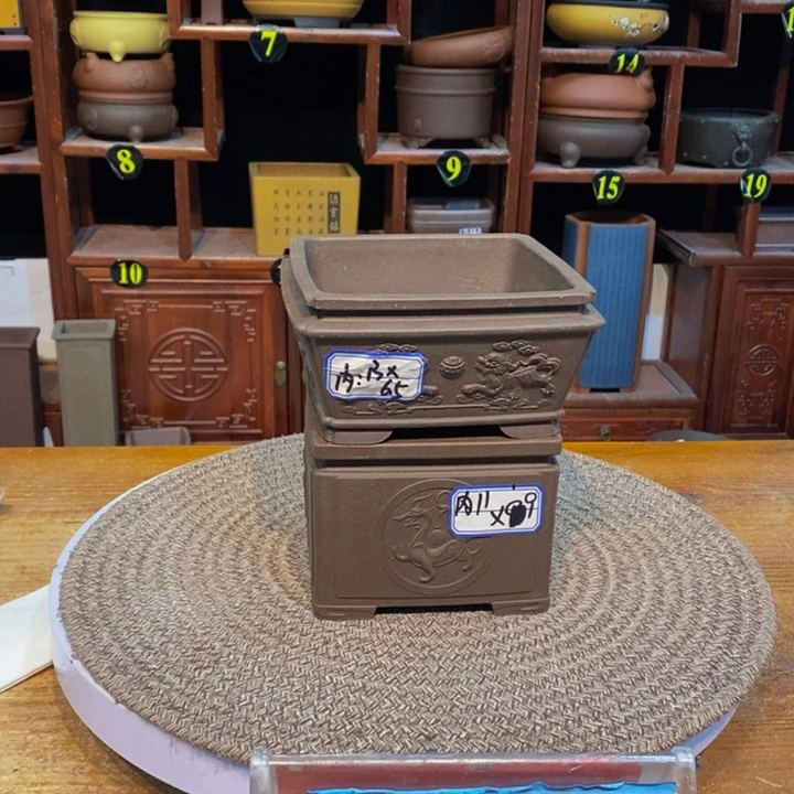 紫砂花盆紫砂花盆