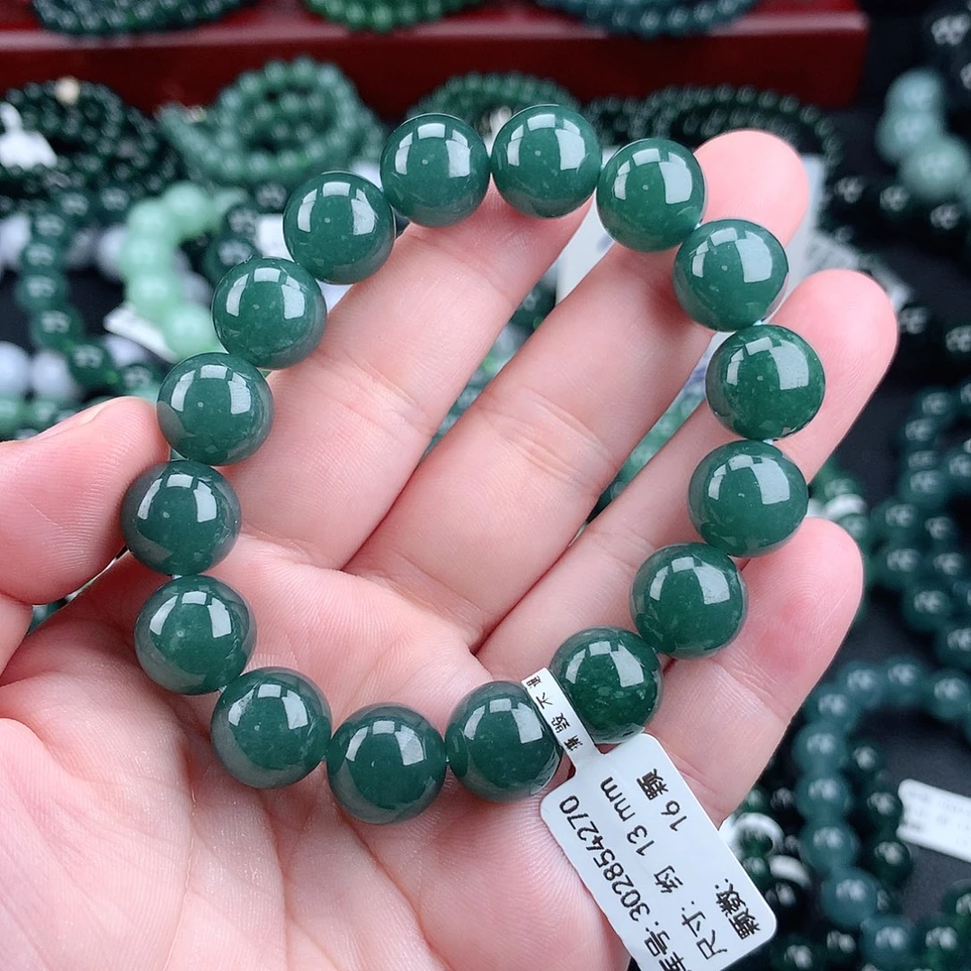 翡翠未镶嵌毛衣链