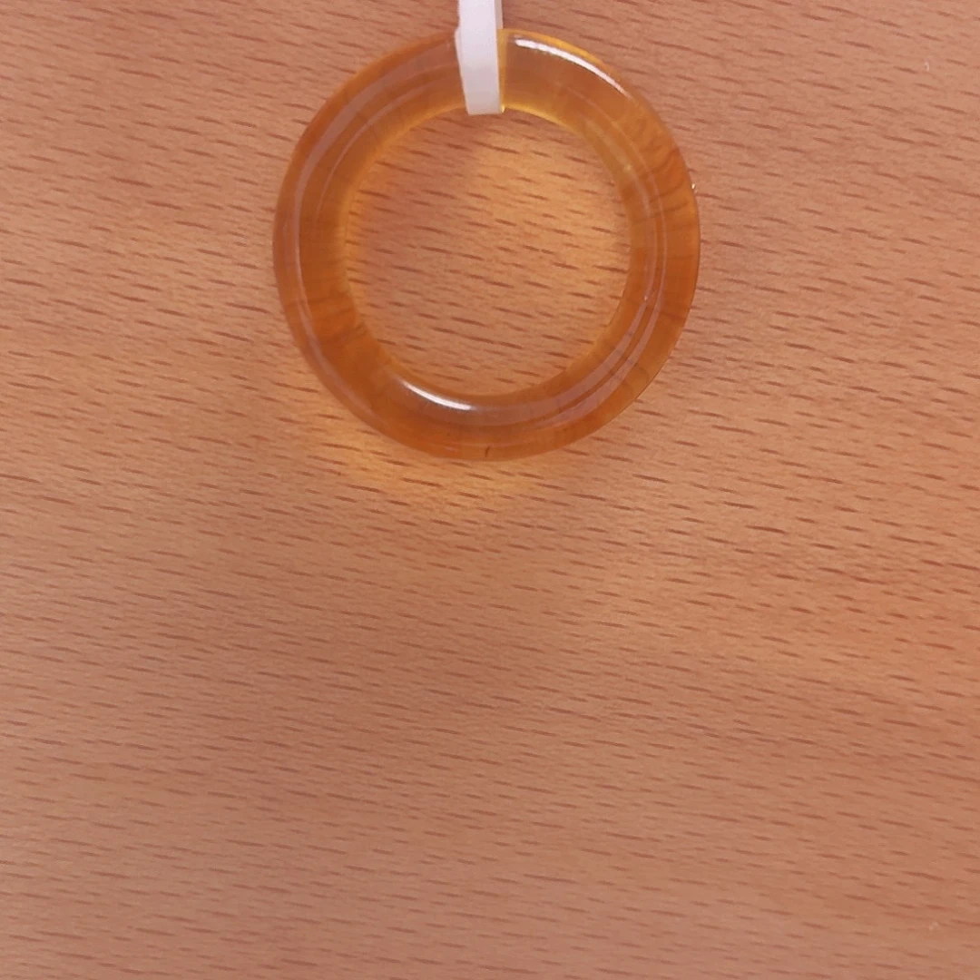 琥珀未镶嵌戒指缅甸琥珀小条戒指随机发货不退不换