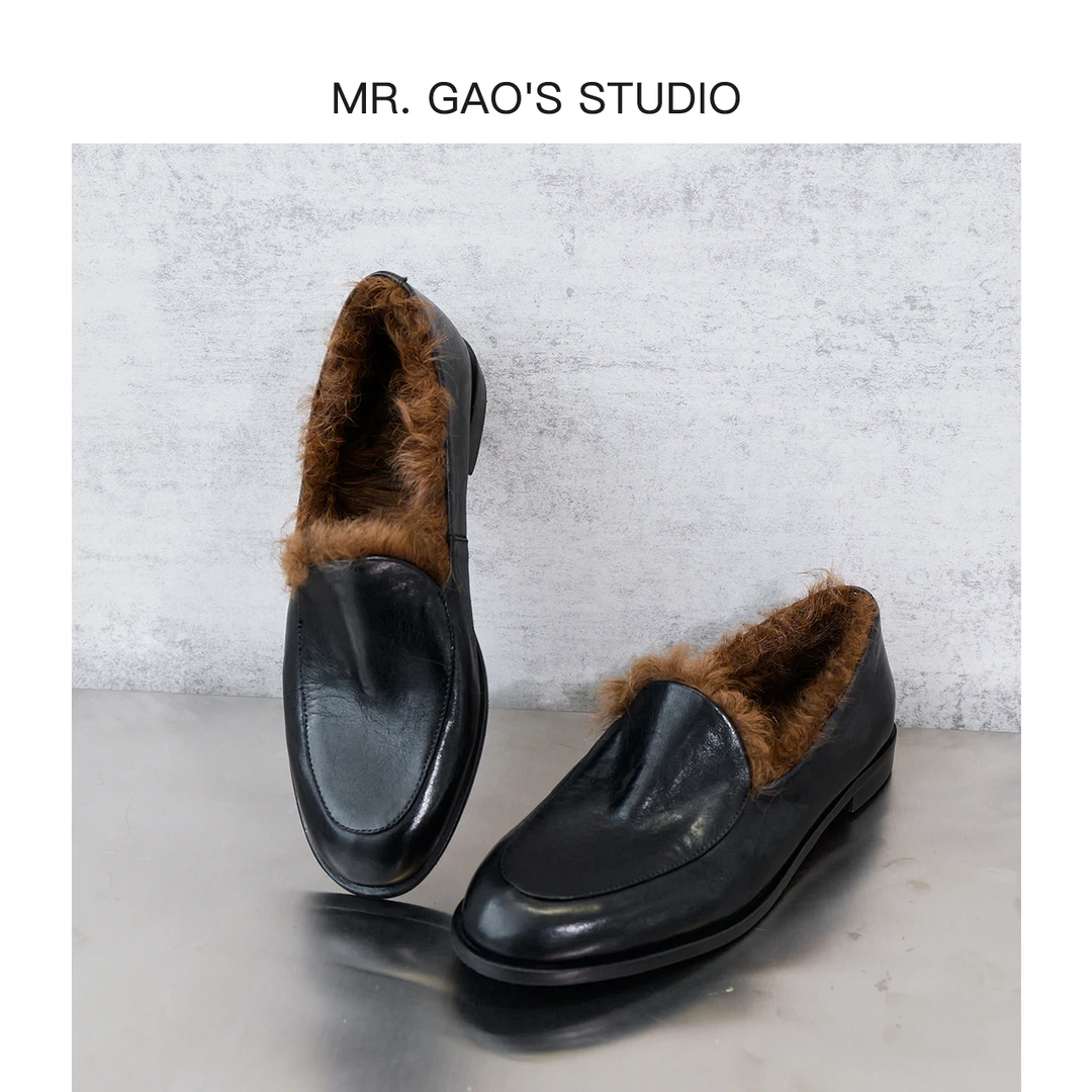 马皮版~极简通勤小众乐福鞋~26年新款复古百搭一脚蹬时尚女鞋