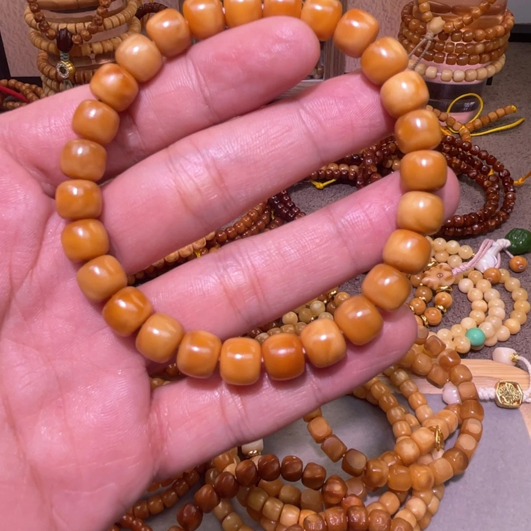 星月菩提吊坠吉**吉9×8刑天道珠玉化单圈