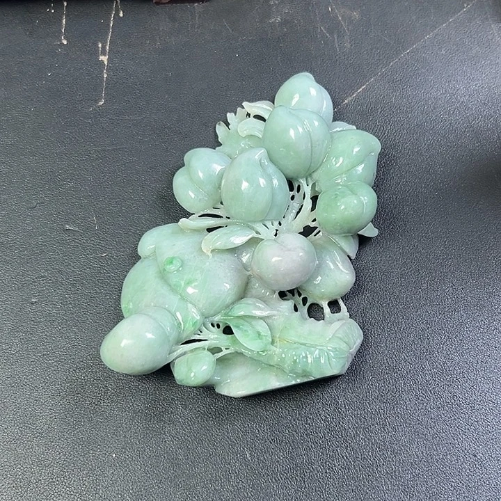 无***子翡翠未镶嵌摆件翡翠