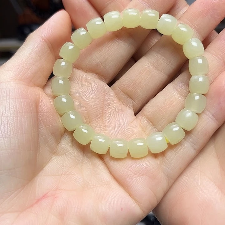 项圈未镶嵌和田玉（墨玉）卡9直切