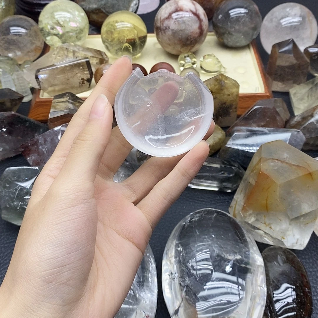 珠宝半成品水晶未镶嵌109水晶石