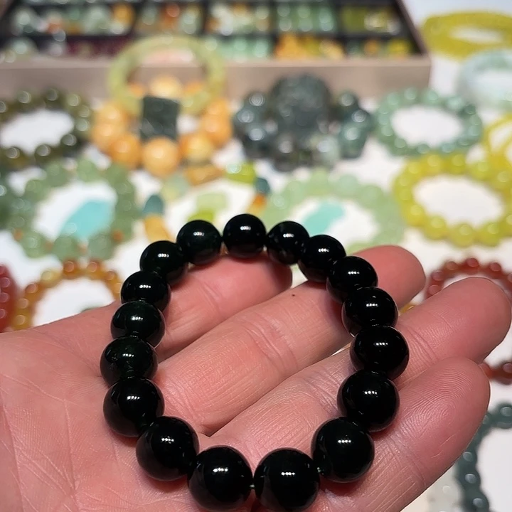 蛇纹石玉未镶嵌手串