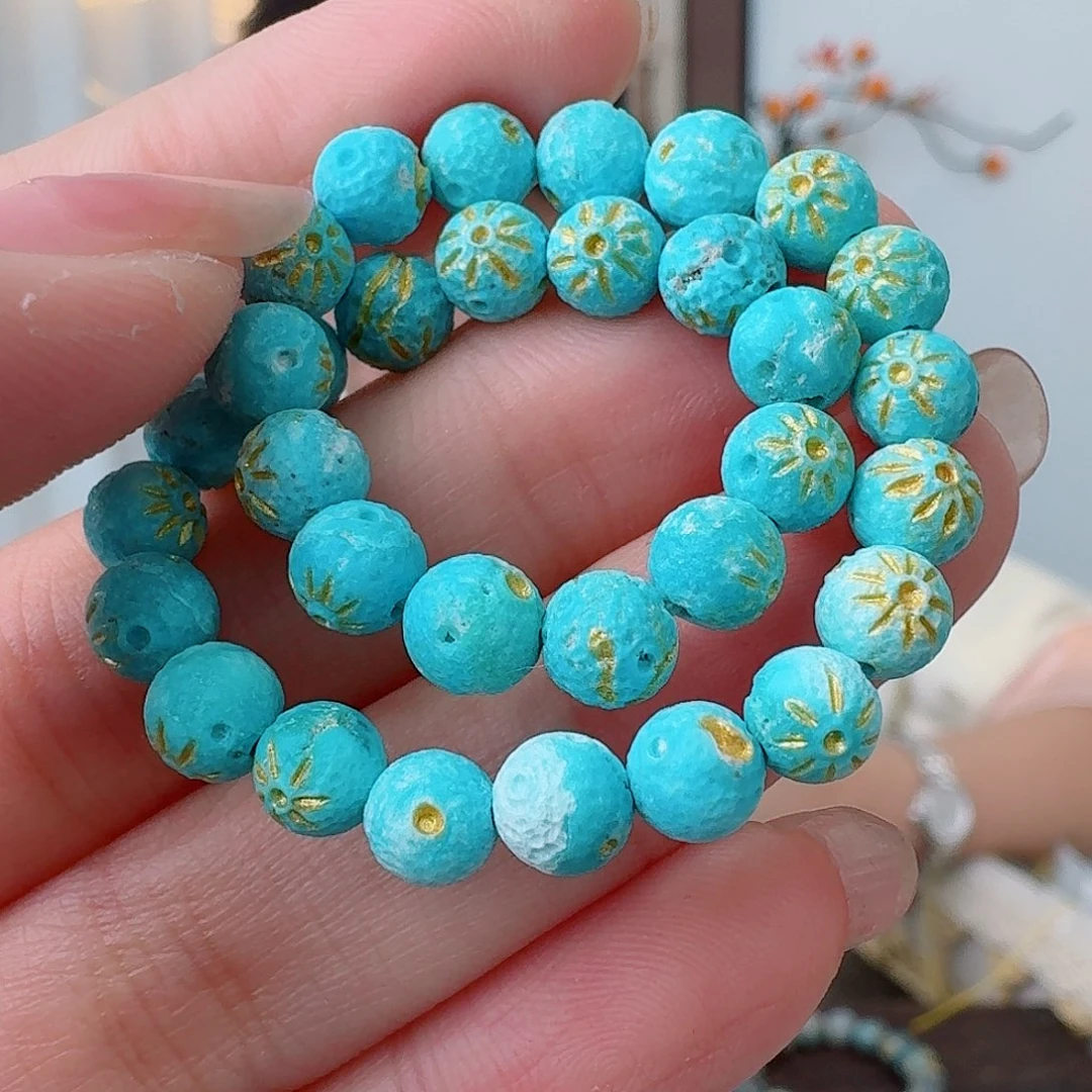 未镶嵌绿松石珠宝奇石