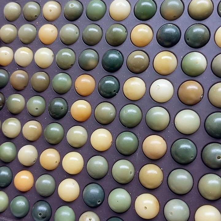 白玉菩提吊坠微瑕12青提渐变圆珠50颗卡灯牌宠60颗