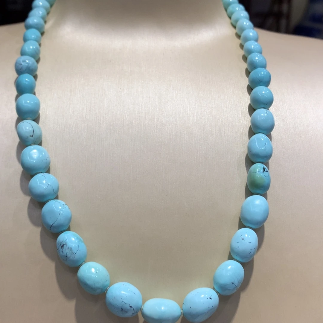 未镶嵌绿松石锁骨项链