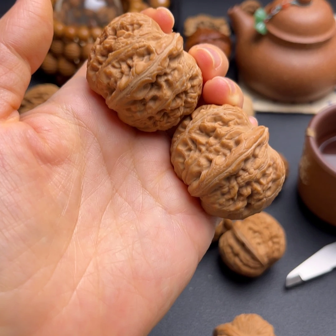 希***言桃核把件编号   6文玩核桃