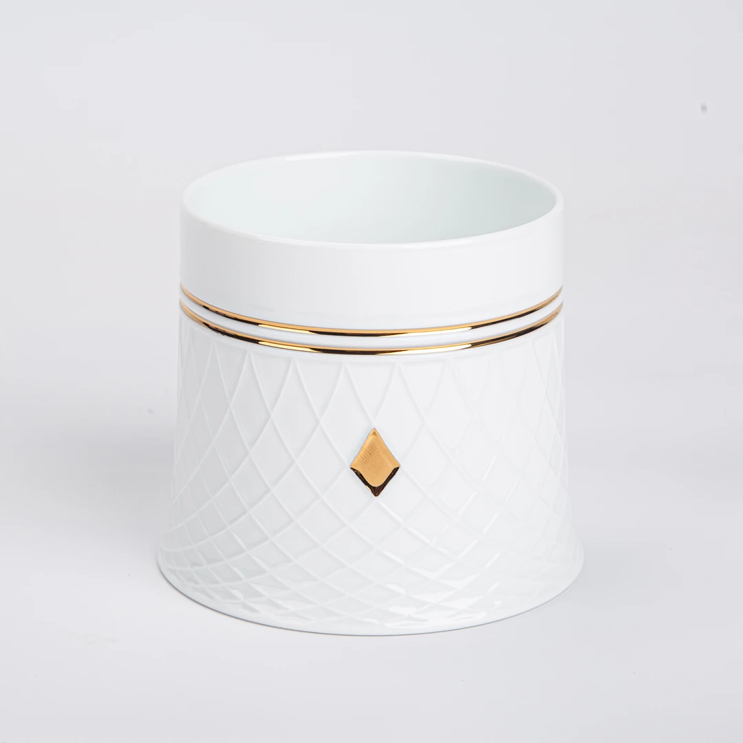 「ZM」时来运转杯 星罗棋布 白色镶金 280ml