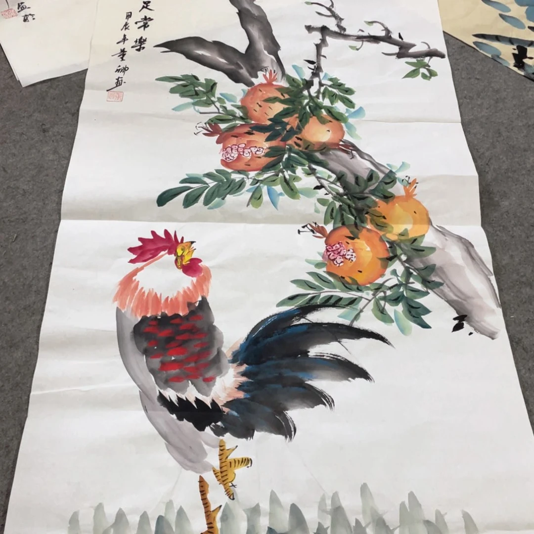 国画国画作品画心一张