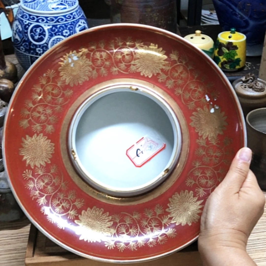 【闪购商品】碗老九谷烧有微瑕烟皿