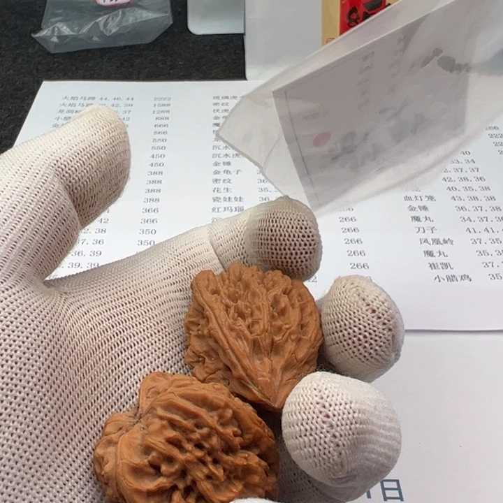 肆****文玩核桃把件四眼虎头6