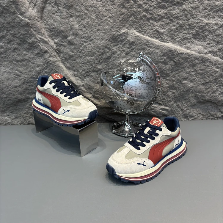 707-36秋季新款经典百搭潮男鞋轻奢小众舒适拼色韩版潮流舒适男鞋