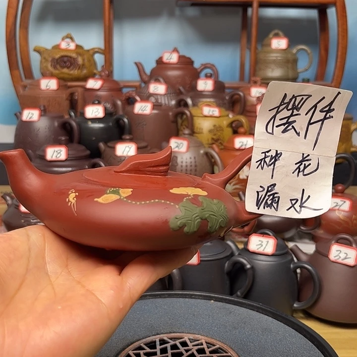 茶壶紫砂微瑕不带证书礼盒