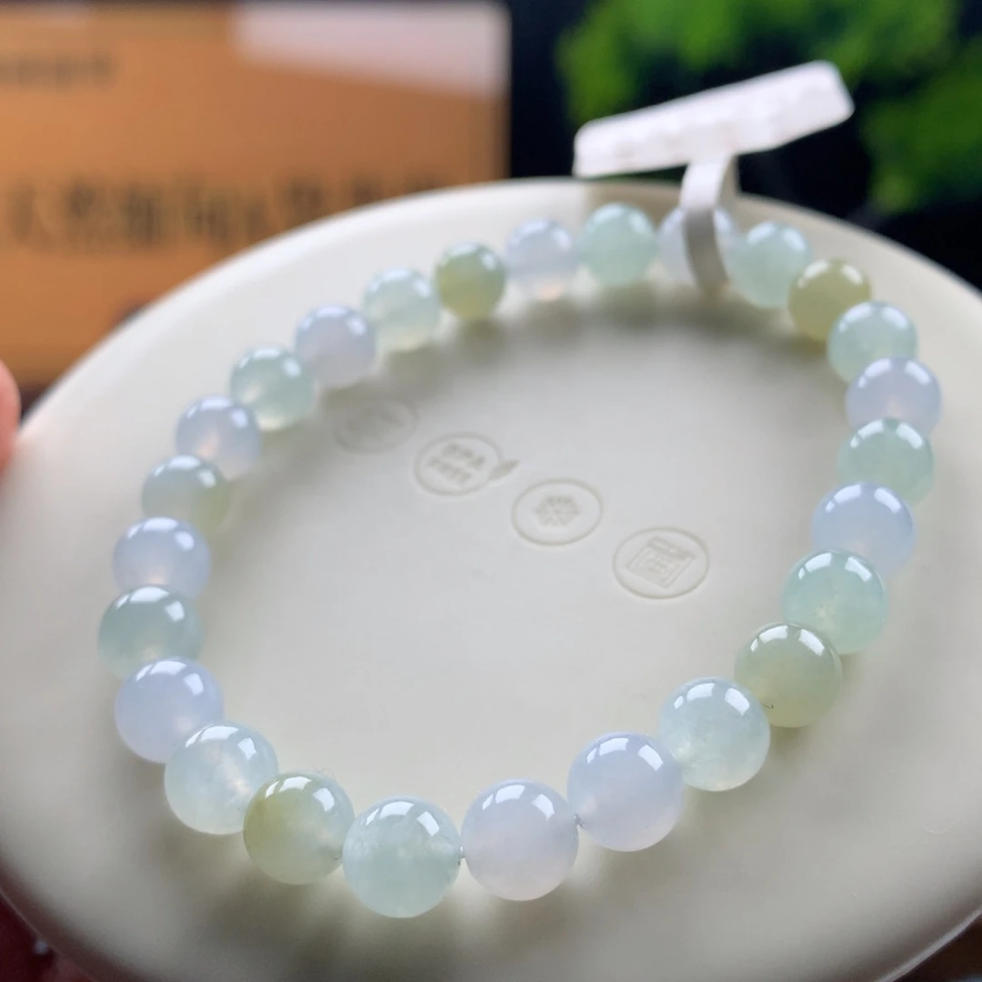 翡翠未镶嵌手链卡7