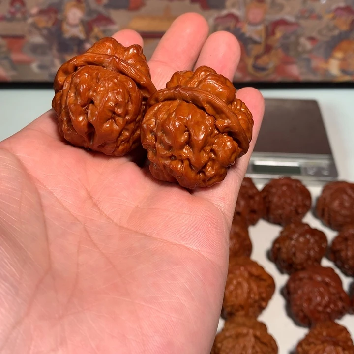 文玩核桃吊坠夜***，蛤蟆头5.38 WCH#00#