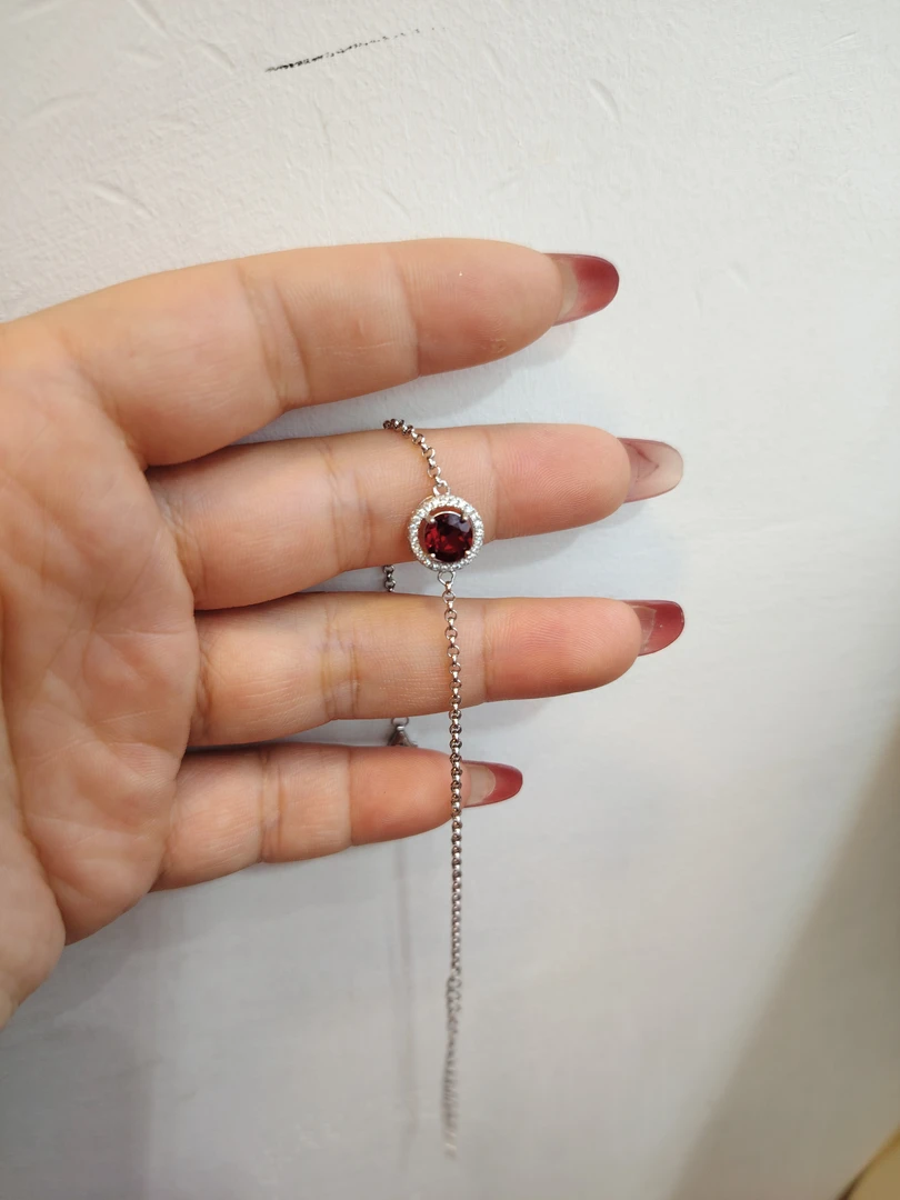红石榴石手链  基地质检