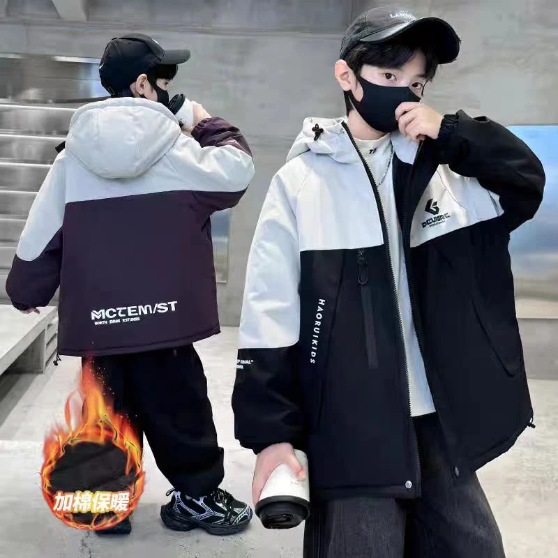 1180   男童加绒两面穿派克服