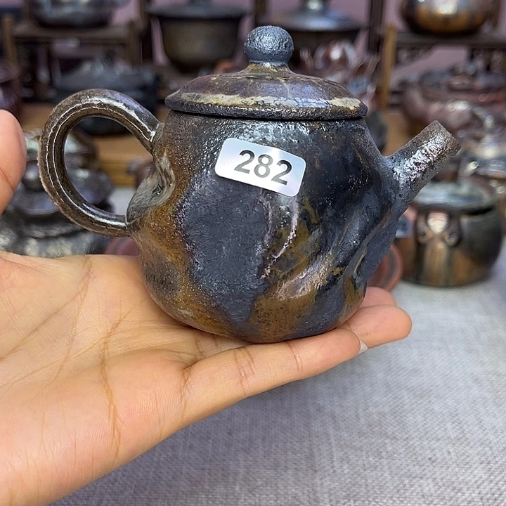 裸柴烧陶瓷手工茶器