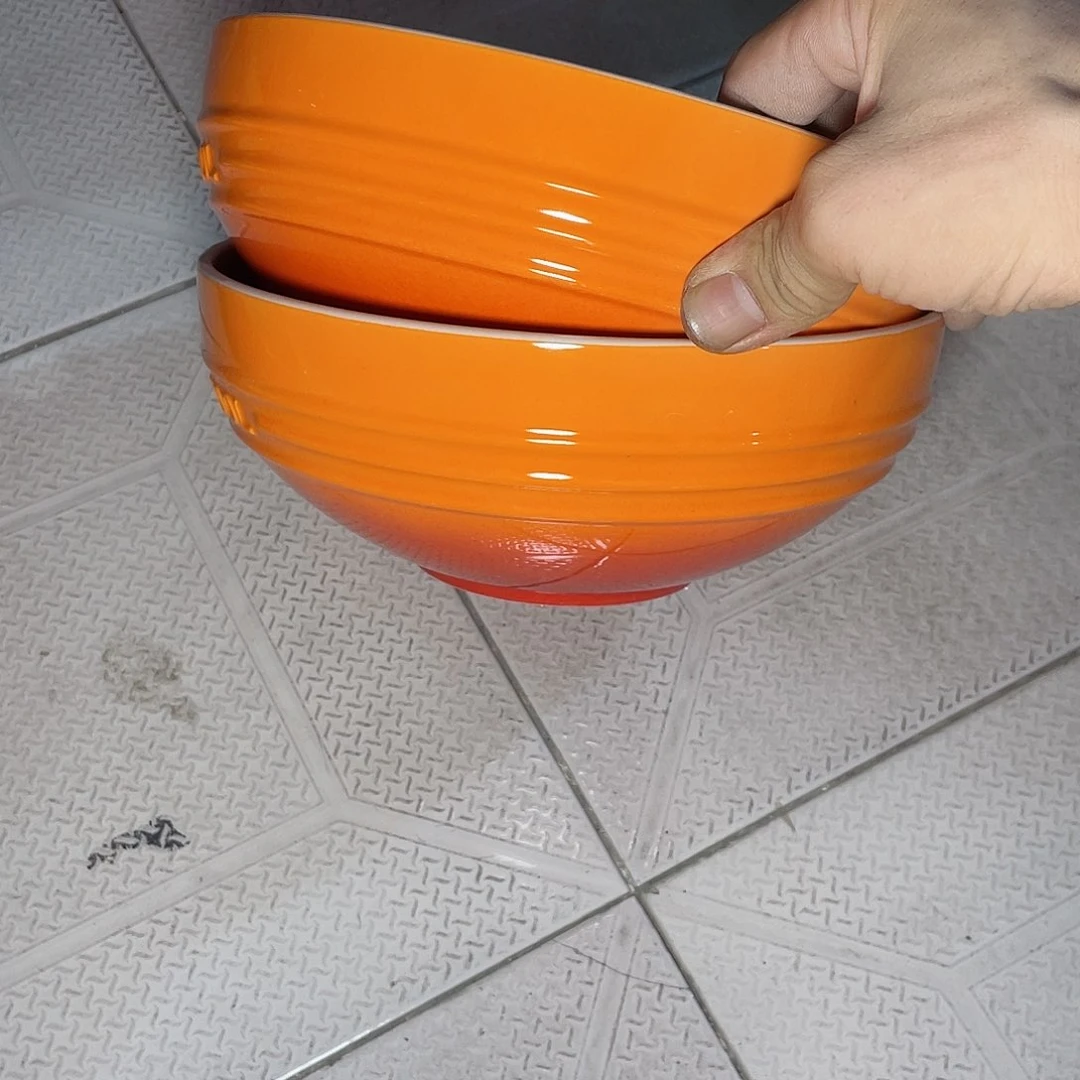 瓷片微瑕陶瓷餐具家用 两个8.5