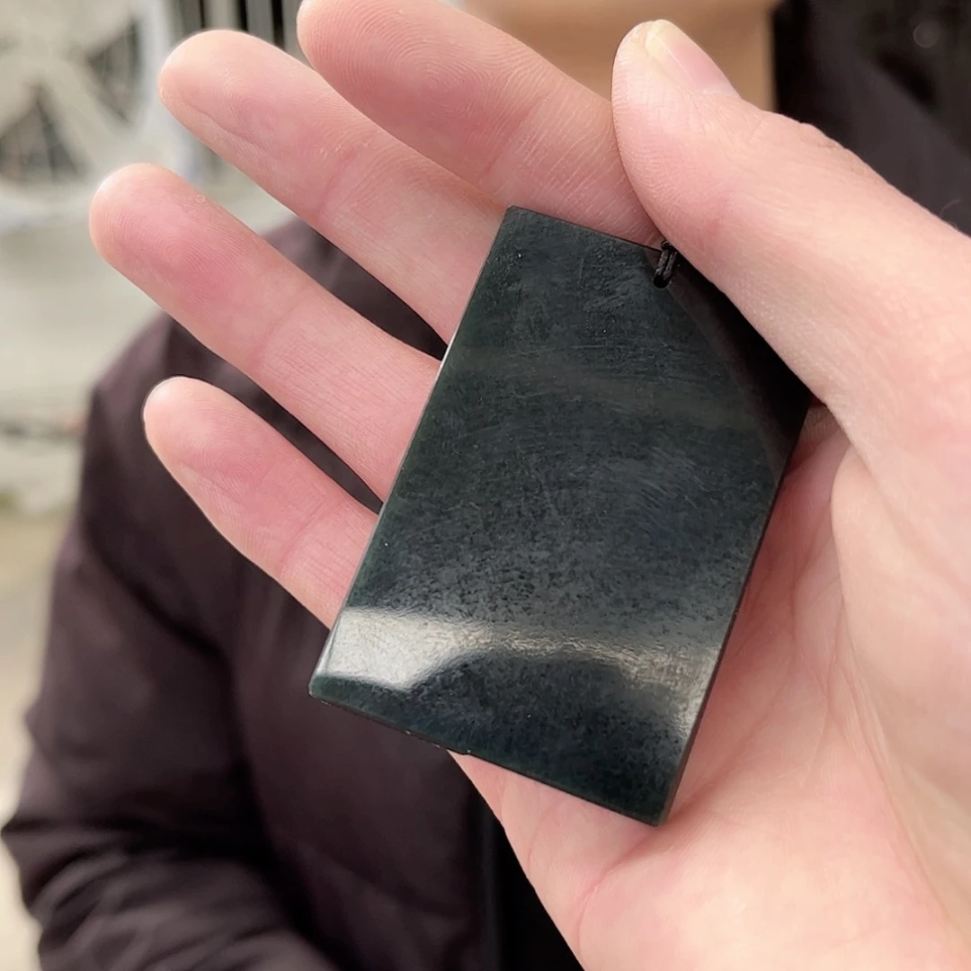 和田玉颈饰未镶嵌纯天然和田玉无事牌50