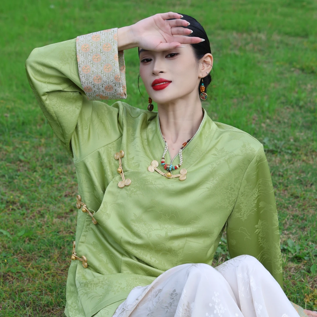 初衣织梦藏族系列高原格桑舞服上衣