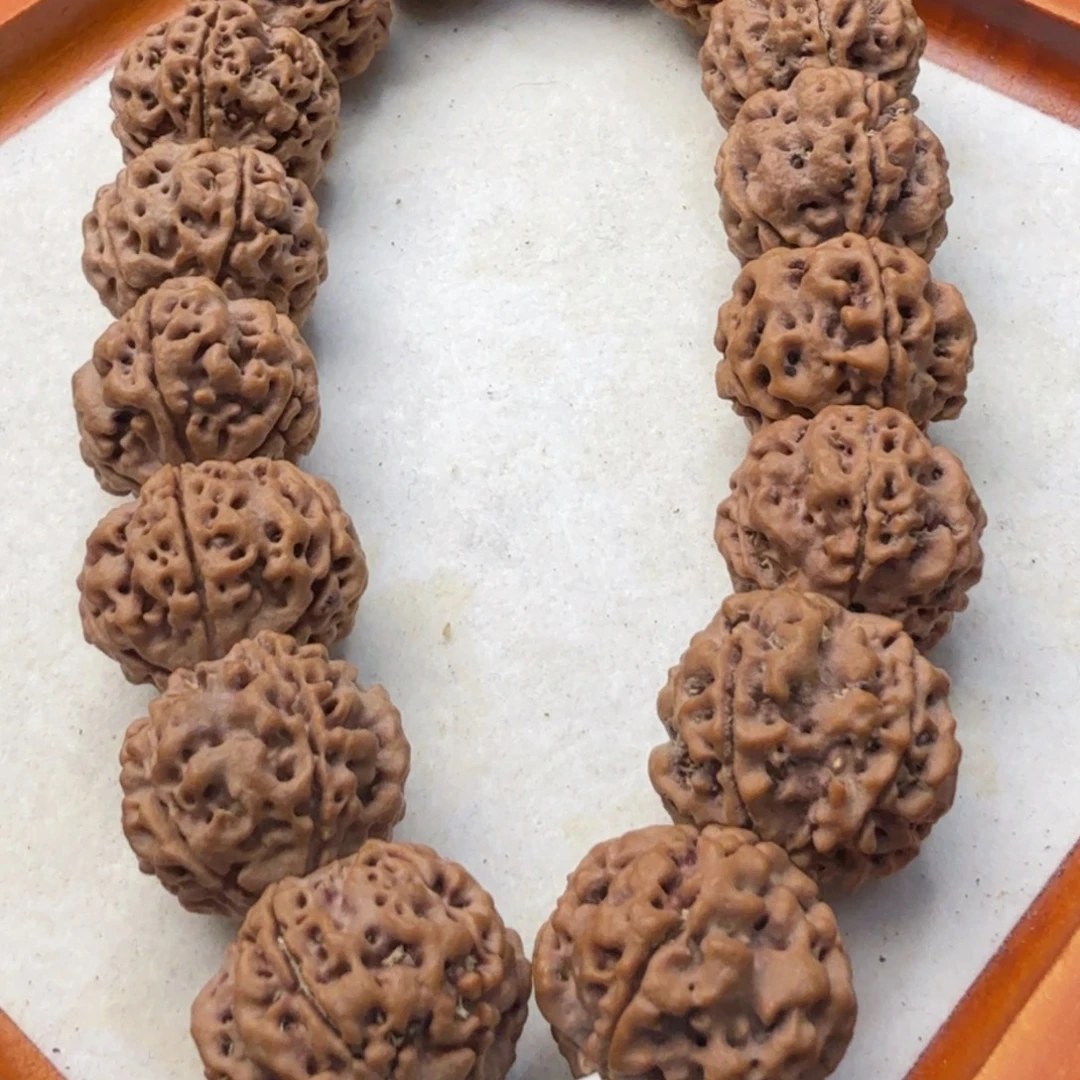 金刚菩提吊坠19➕蜂窝双龙铁籽姜黄皮