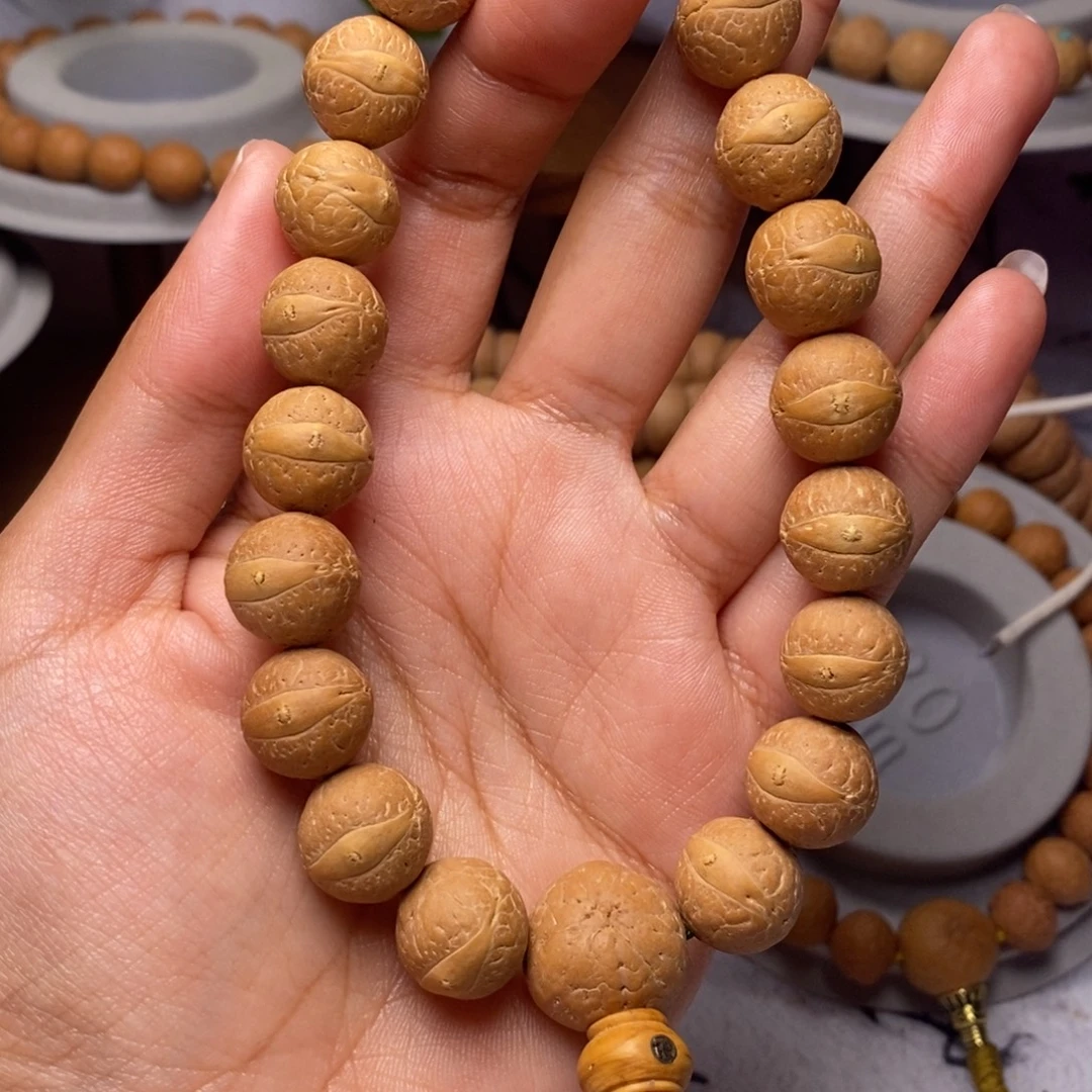 凤眼菩提吊坠手串