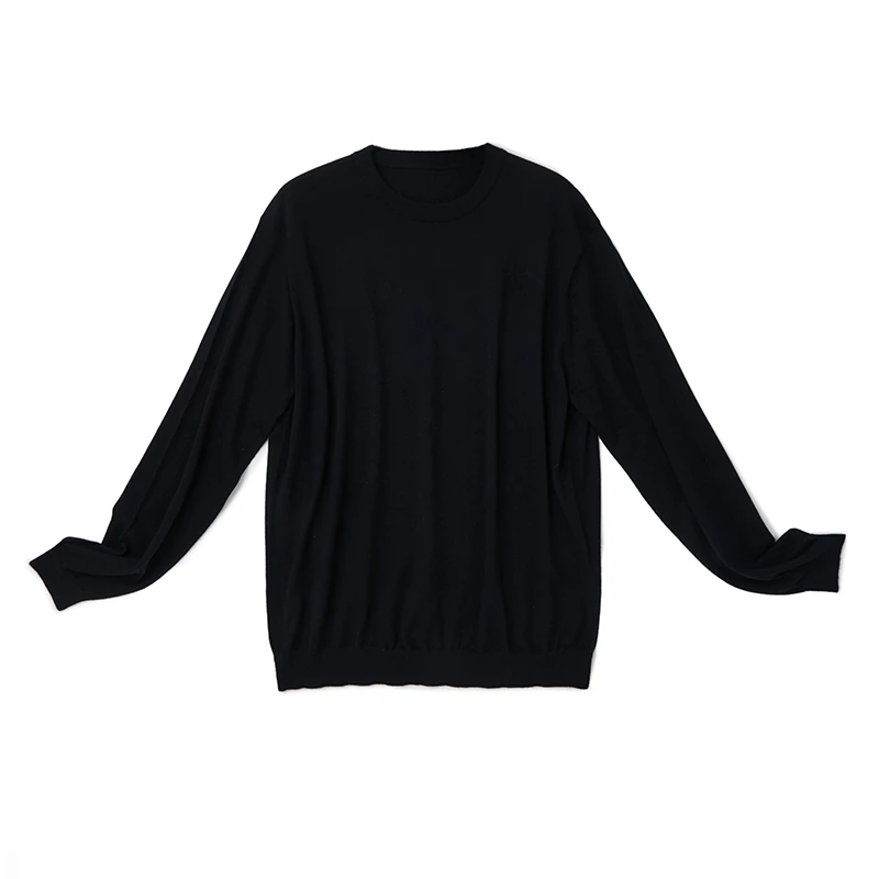 SayYa【幻】平海夕漫漫简约男士精纺羊绒套头衫百搭精纺羊绒衫