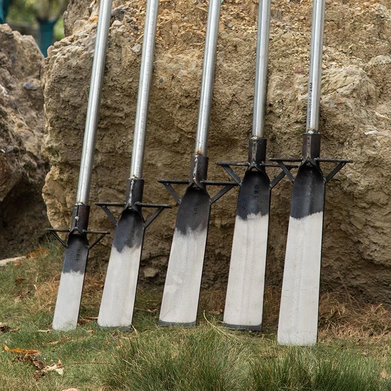 重型挖树锹锰钢加厚起苗洛阳铁铲户外断根铲子农用挖土坑神器铁锹