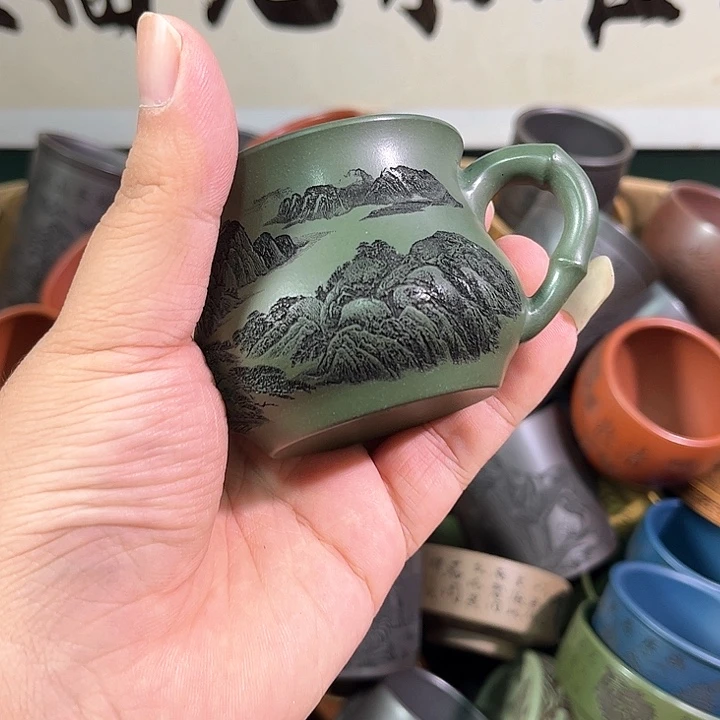 茶杯紫砂全手工紫砂主人杯