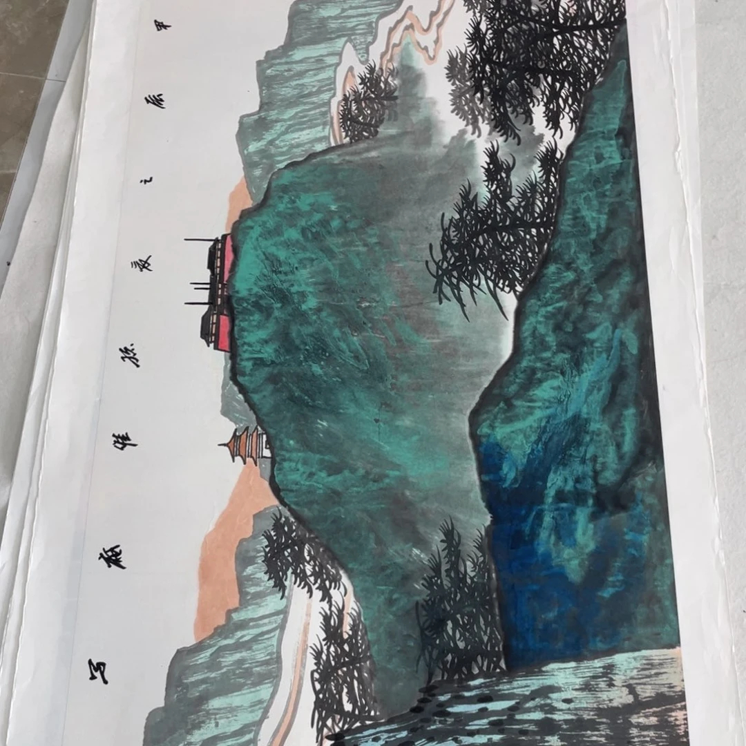 国画胡小春老师绘画