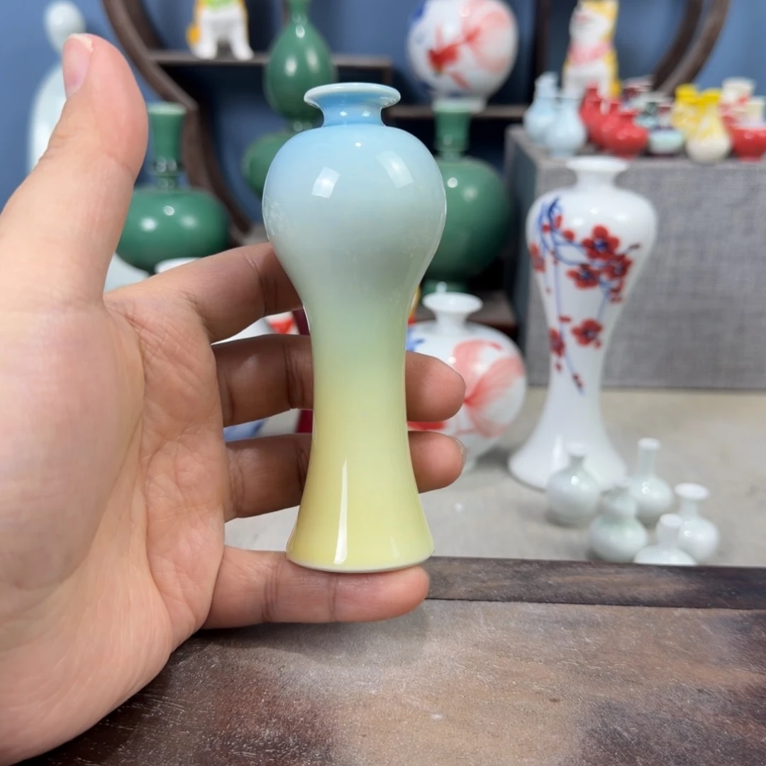 陶瓷手工小花器摆件