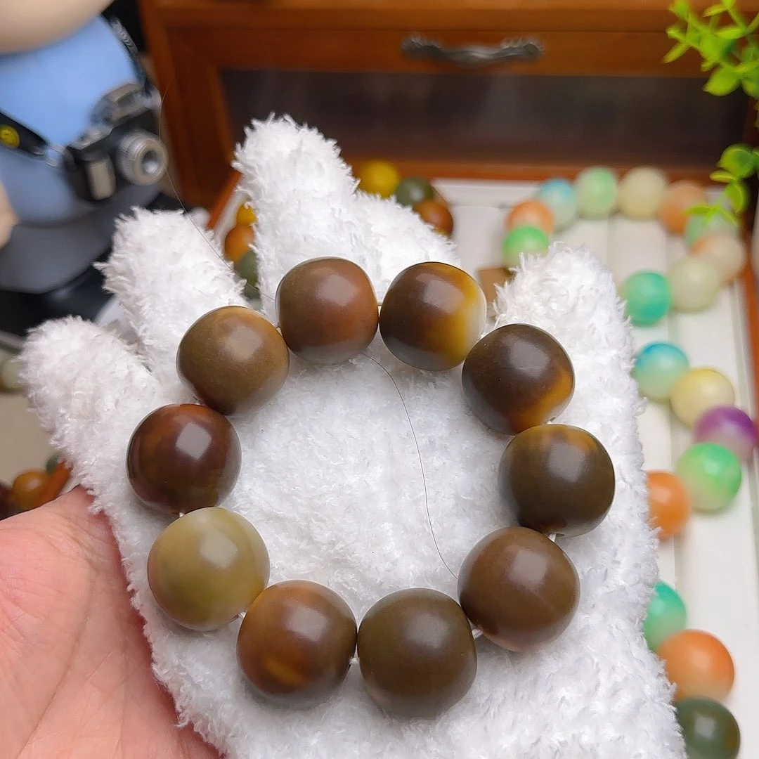 菩提根/象牙果手串老料花皮卡24默认微瑕