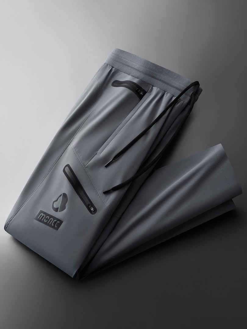 2025冬季新款男士高端立体剪裁加厚保暖白鸭绒男士直筒外穿羽绒裤