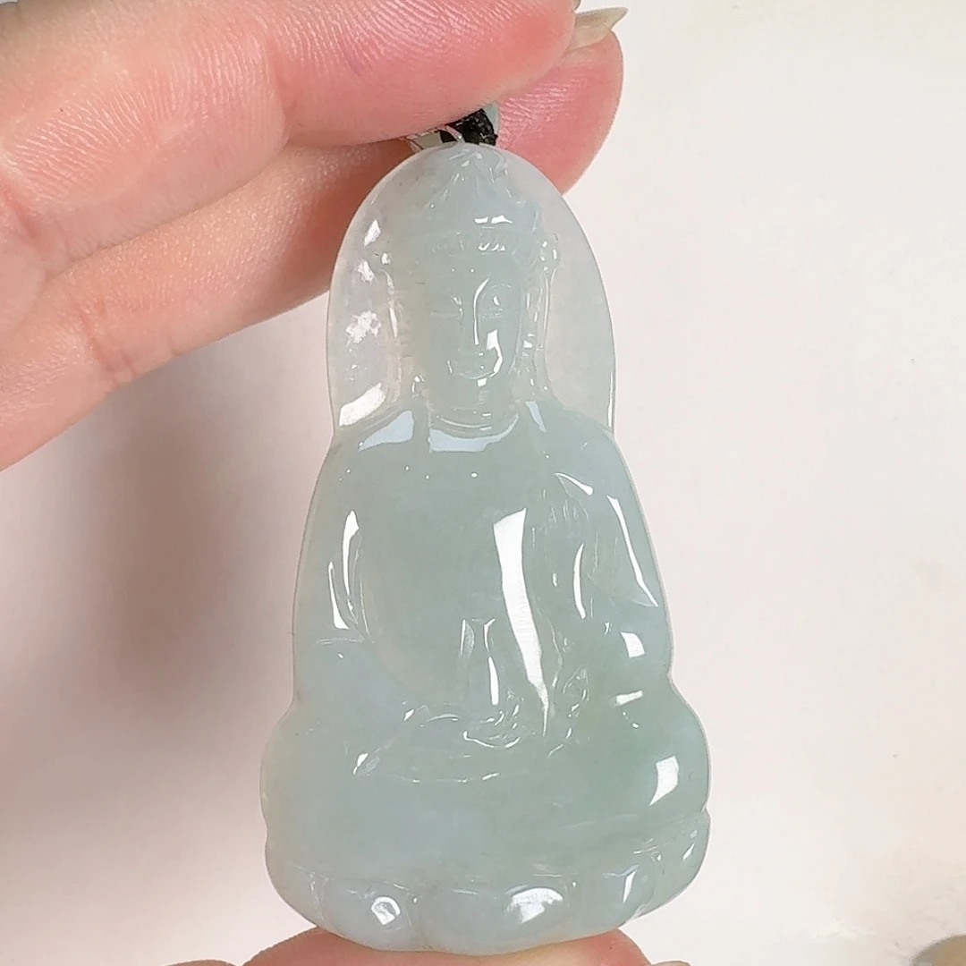 颈饰未镶嵌翡翠素质观音