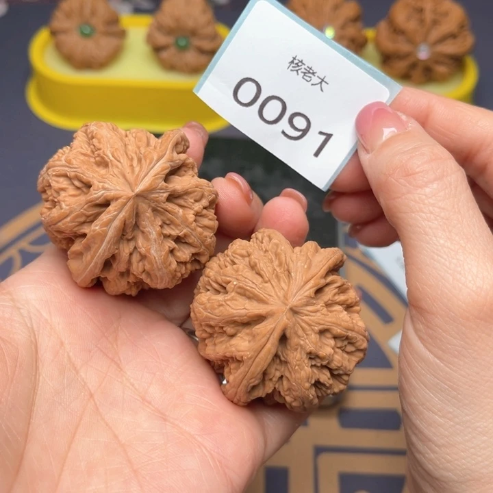 文玩核桃把件44大粗筋