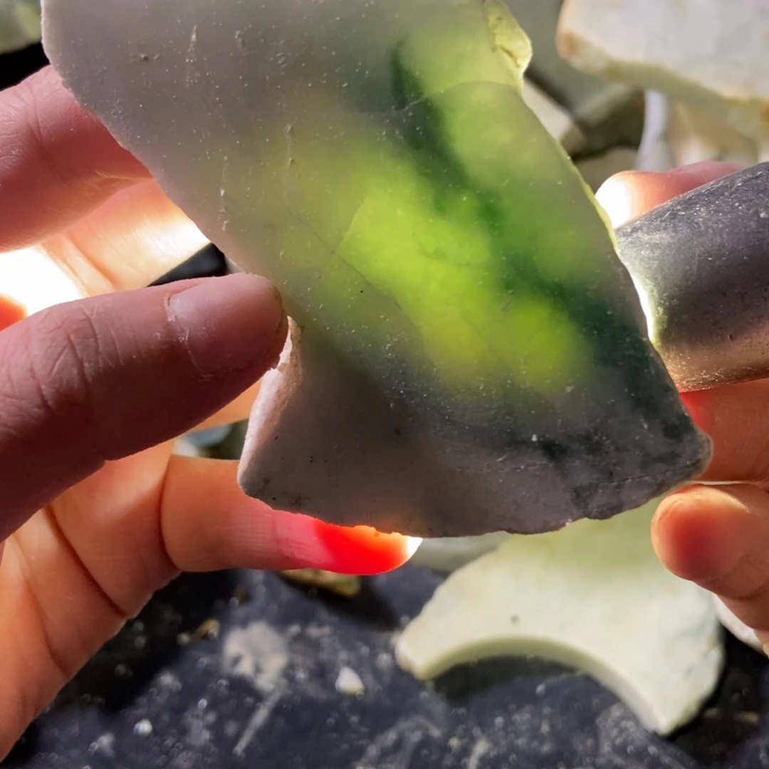 翡翠未镶嵌挂件天然翡翠