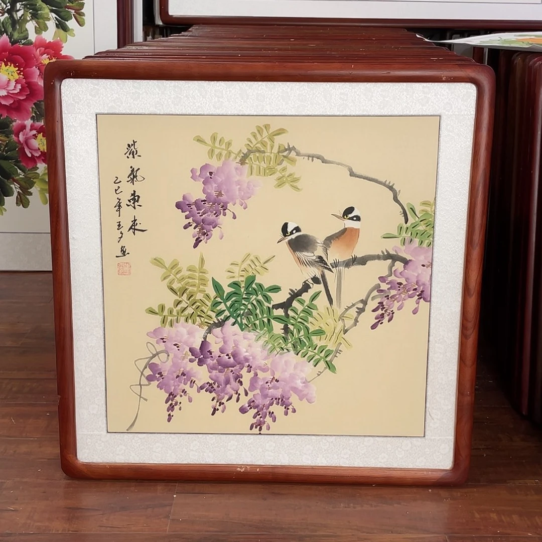 国画带框尺寸63*63厘米