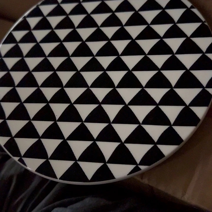 外贸尾单高温陶瓷微瑕几何款砧板