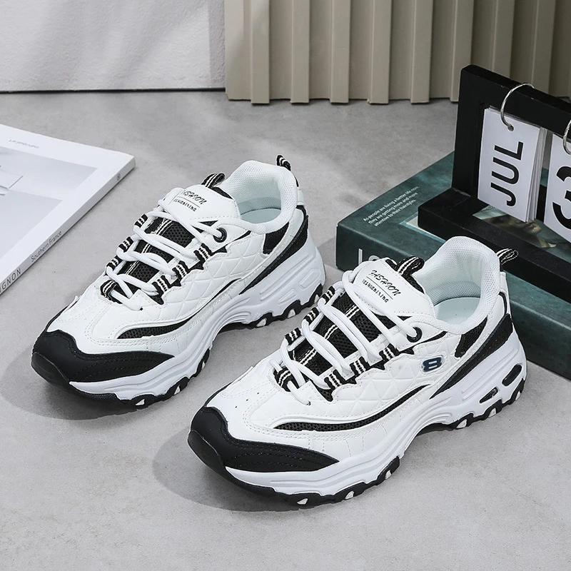 老爹鞋女2024春季新款卡其潮百搭学生韩版超轻休闲透气运动鞋