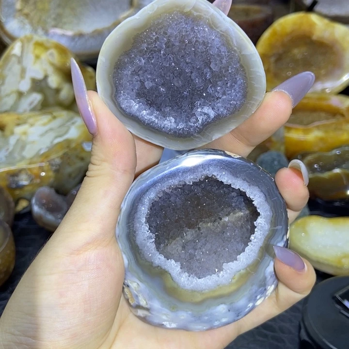 未镶嵌珠宝半成品水晶聚宝盆