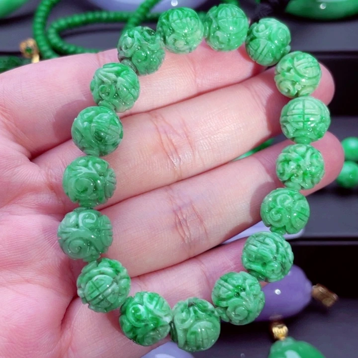 翡翠未镶嵌手串手串