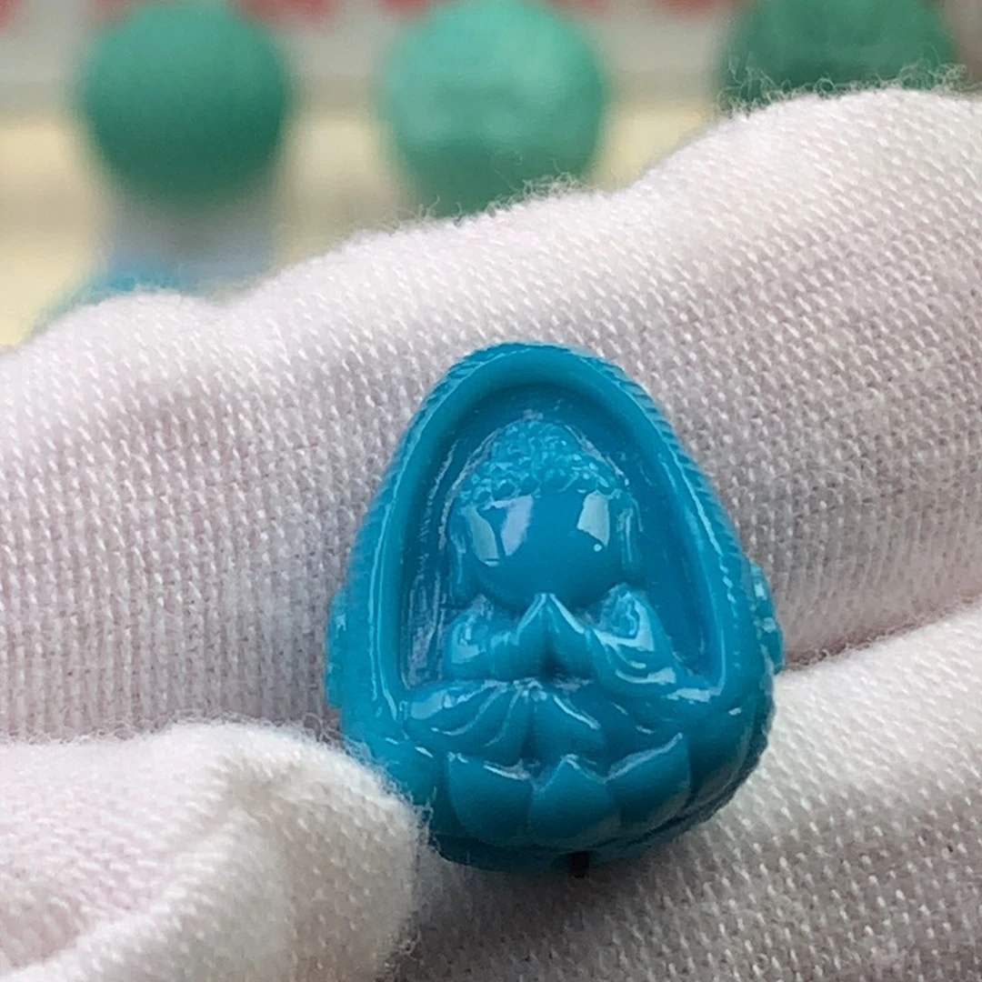 未镶嵌绿松石珠宝半成品