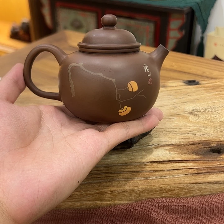 建水紫陶全手工壶