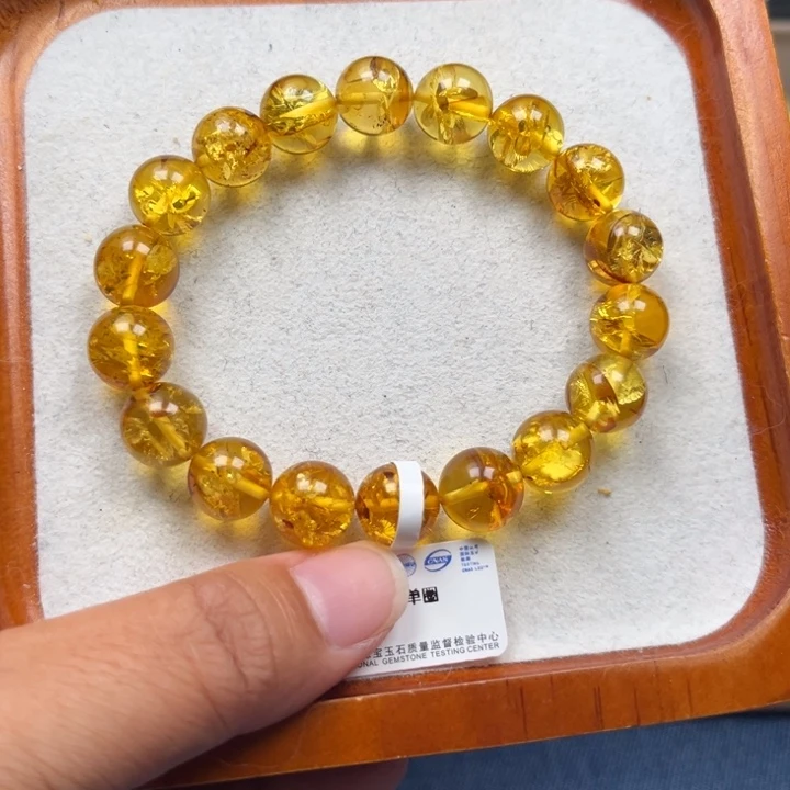 琥珀未镶嵌珠宝奇石M149号花珀