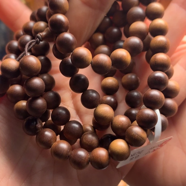 檀香木手串/手链葳**香老山檀香0.8沉水