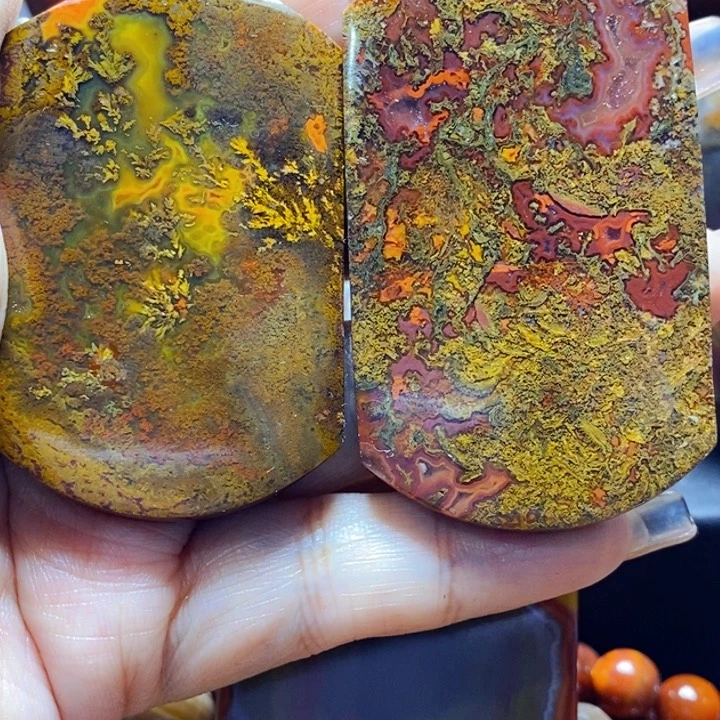 玛瑙/玉髓吊坠(不含链)未镶嵌随*