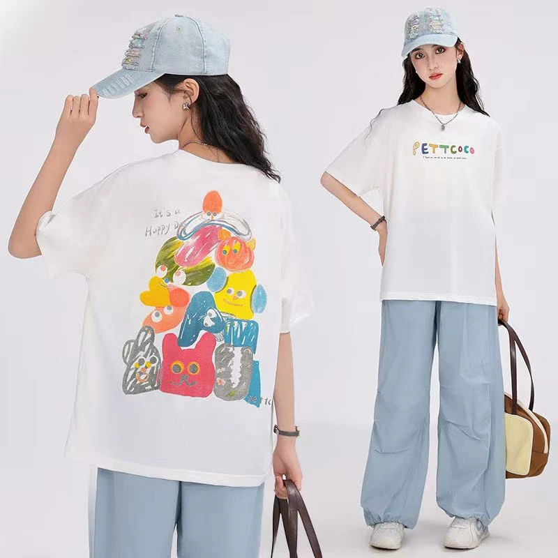 233～青少年女童夏季休闲短袖